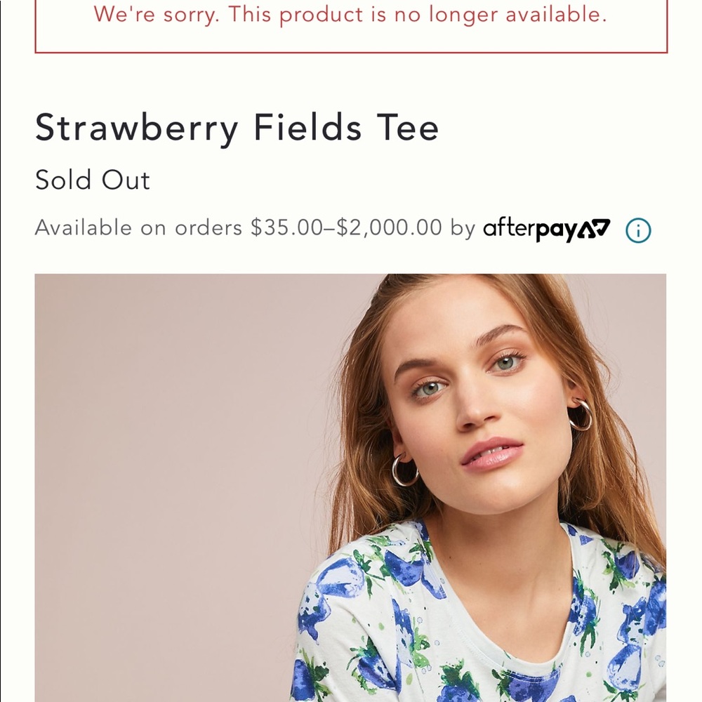 Host Pick! Anthropologie Maeve Strawberry fields tee 🍓🤩 - Picture 13 of 16
